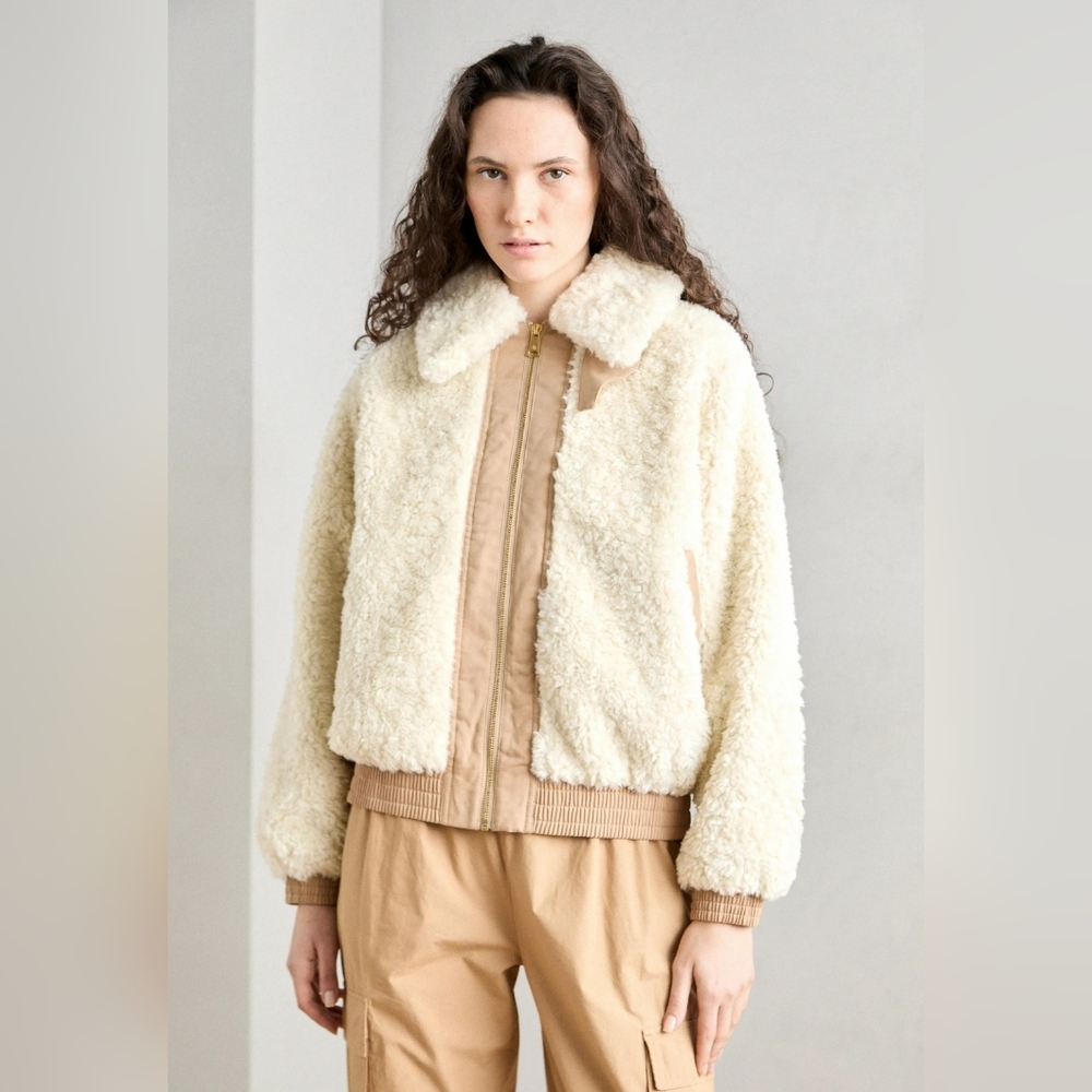 NWT Scotch & Soda Teddy Bomber Jacket